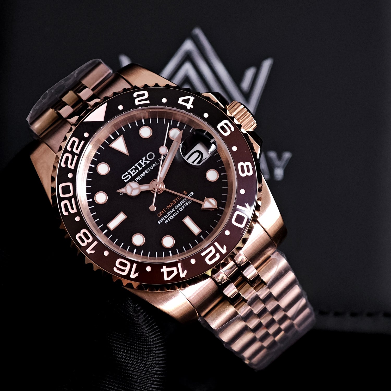 GMT-MASTER ROOT BEER FULL ROSEGOLD