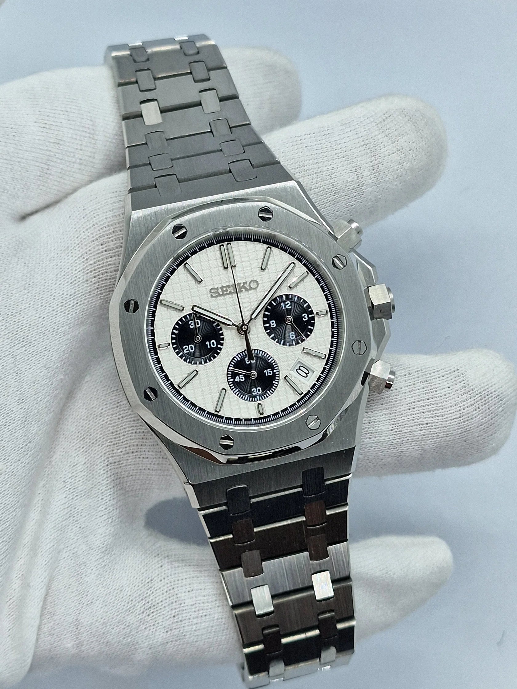 ROYAL OAK CHRONO WHITE PANDA