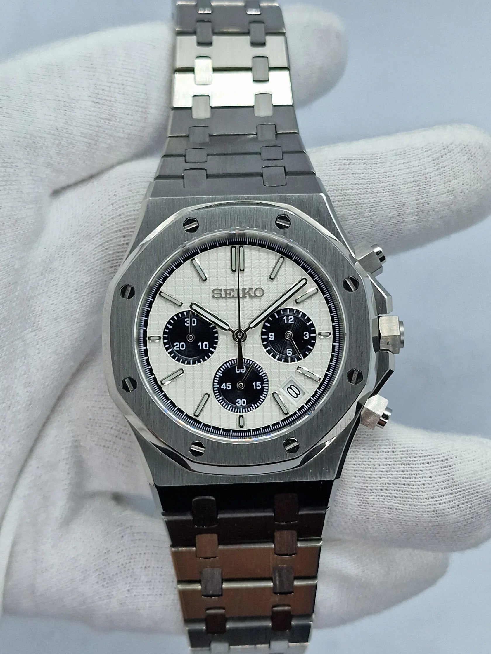 ROYAL OAK CHRONO WHITE PANDA