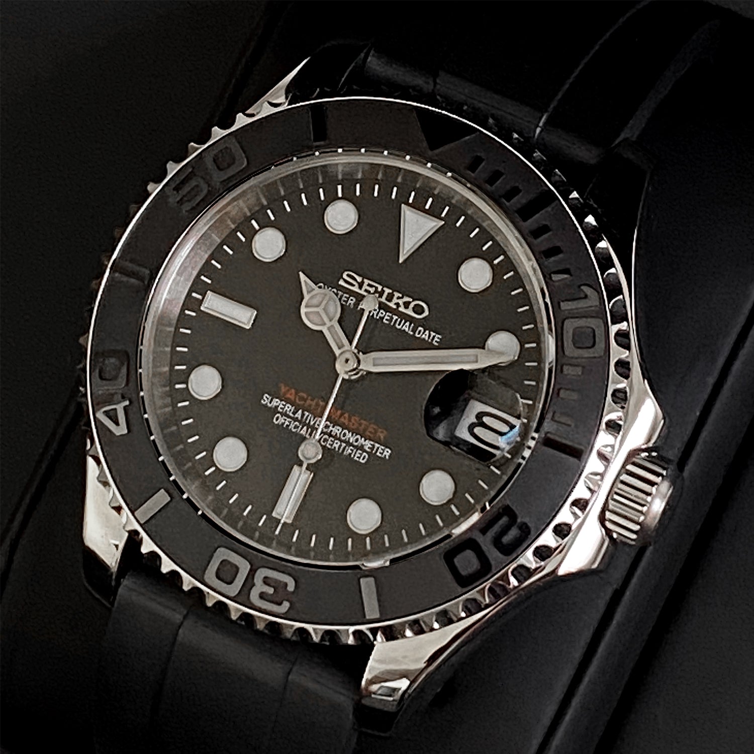 YACHTMASTER SILVER BLACK