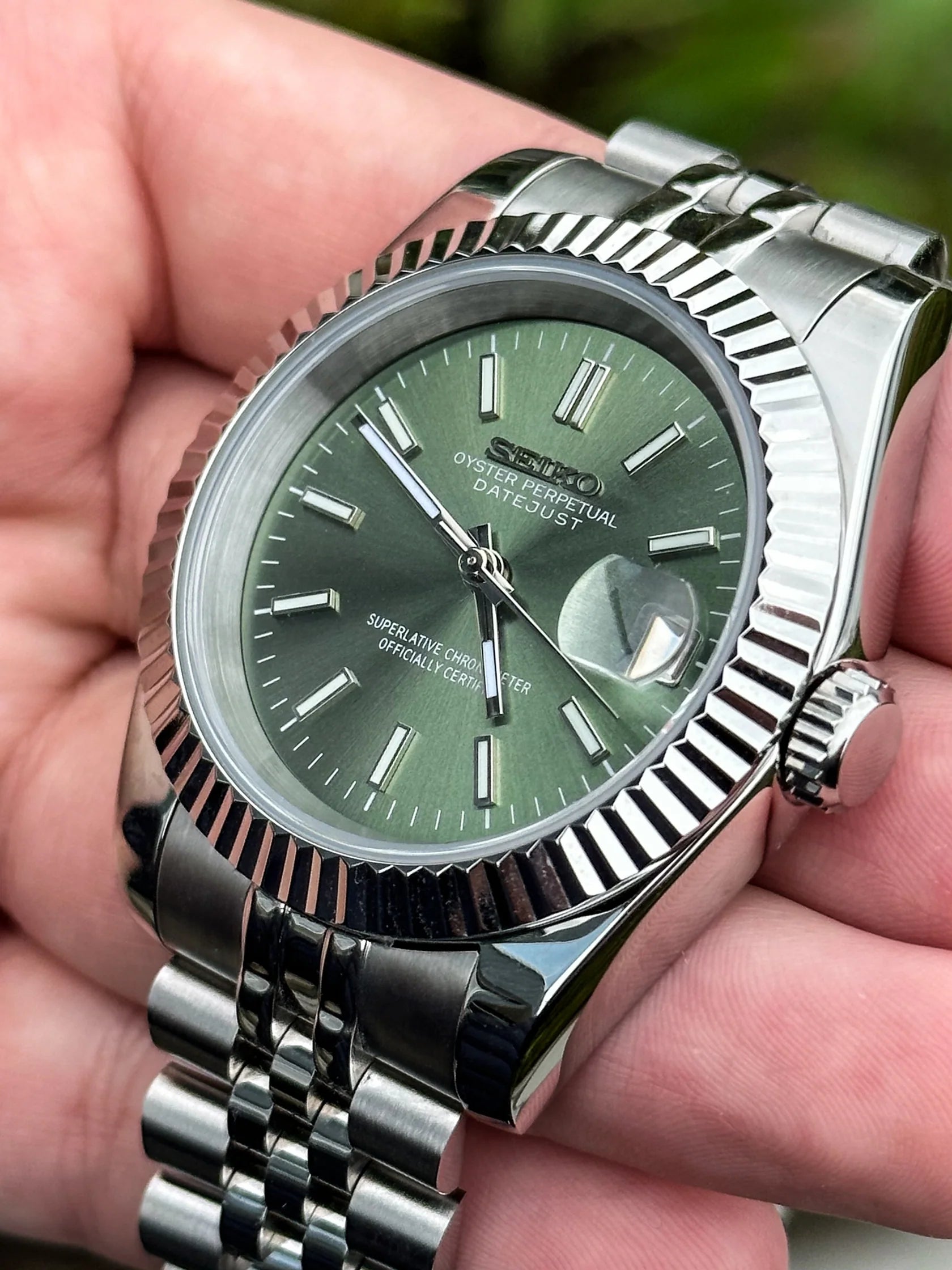 DATEJUST OLIVE GREEN