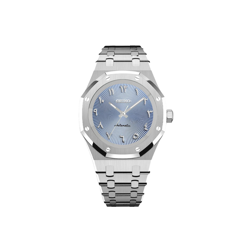 ROYAL OAK SILVER ARABIC LIGHT BLUE