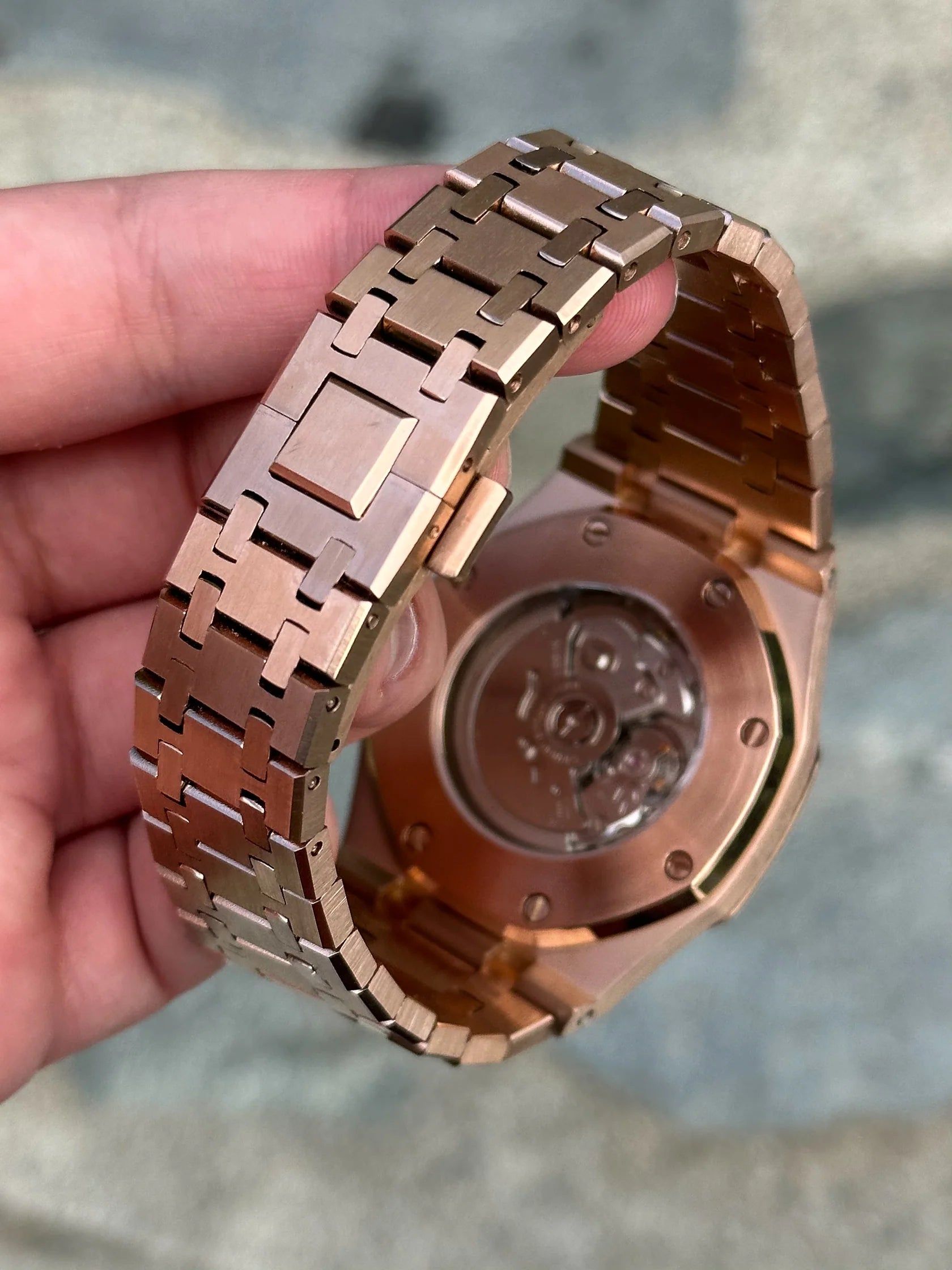 ROYAL OAK ROSE GOLD BLACK