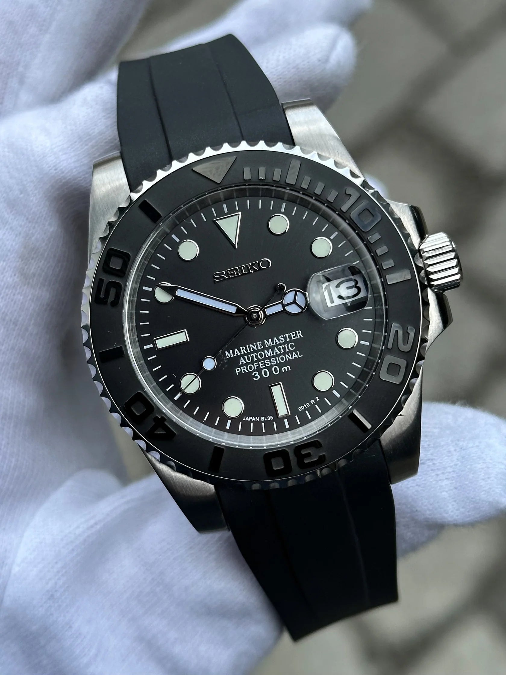 YACHTMASTER SILVER BLACK