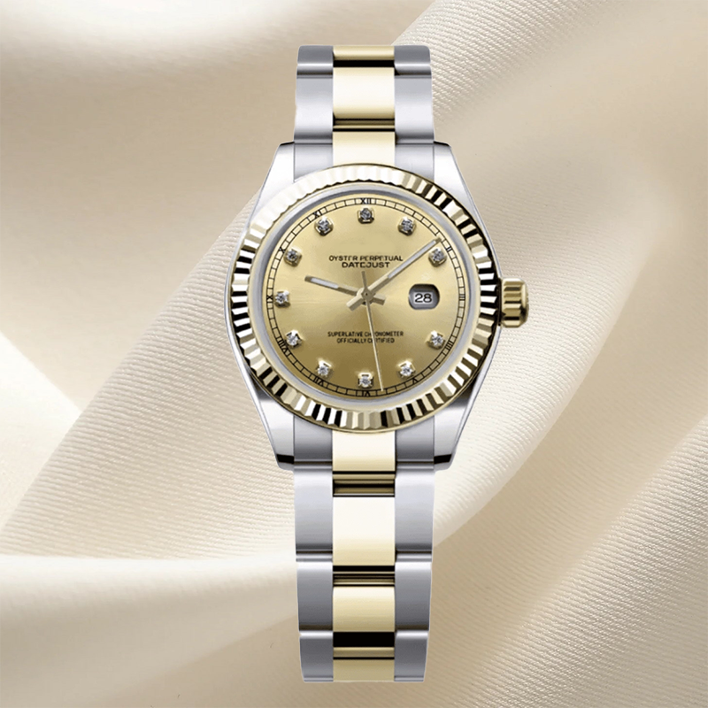 SEIKJUST MOD Lady Two-Tone Gem Gold — view 2