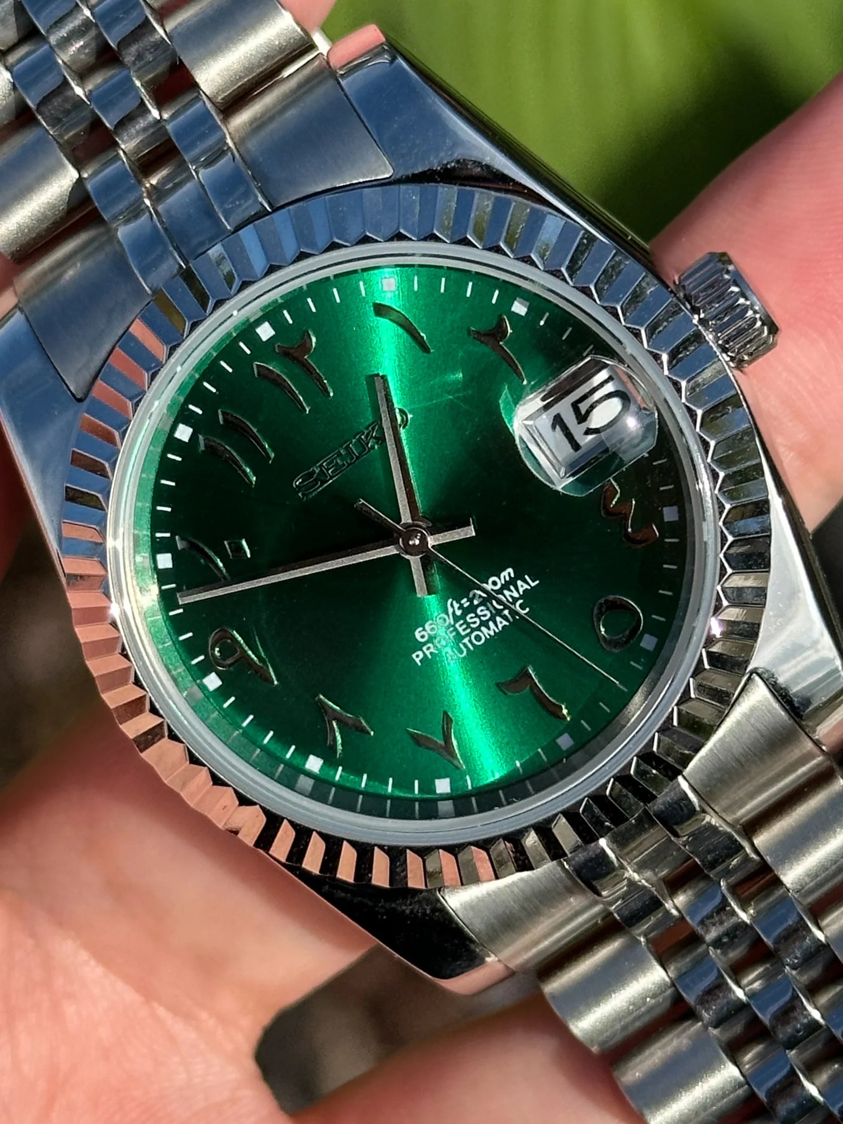 DATEJUST GREEN ARABIC