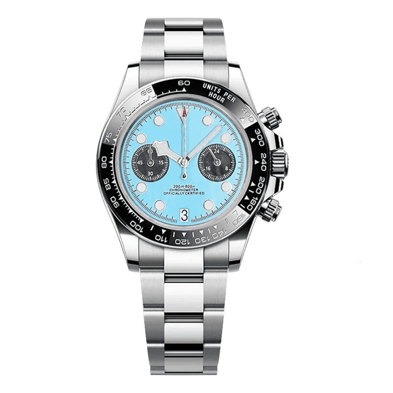 SEIKBAY MOD Black Bay Chrono Cabana Blue — view 1