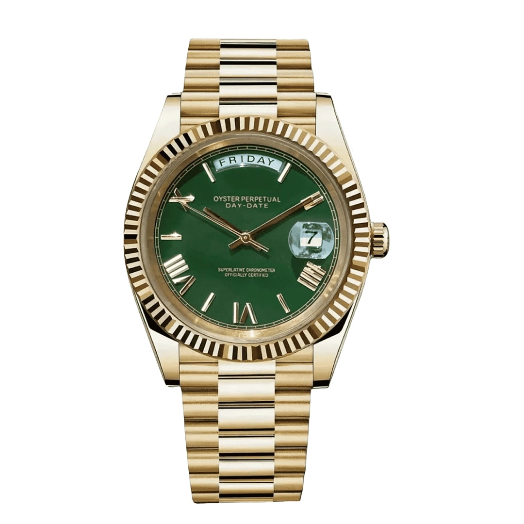 SEIKD-D MOD Roman Gold Green — view 1