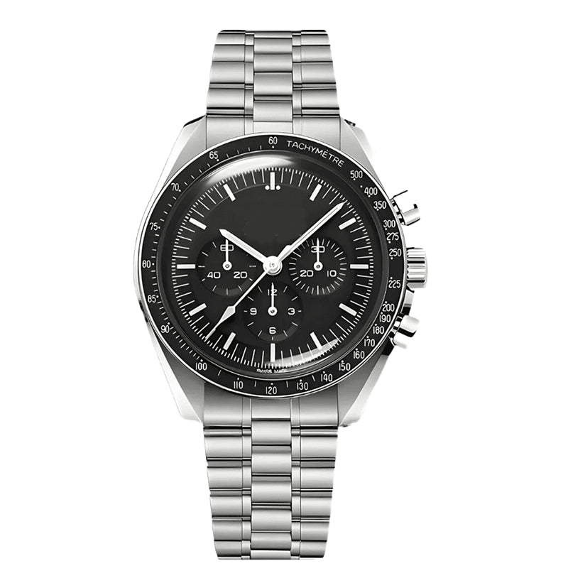 SEIKMOON MOD Speedmaster Moonwatch-Black — view 1