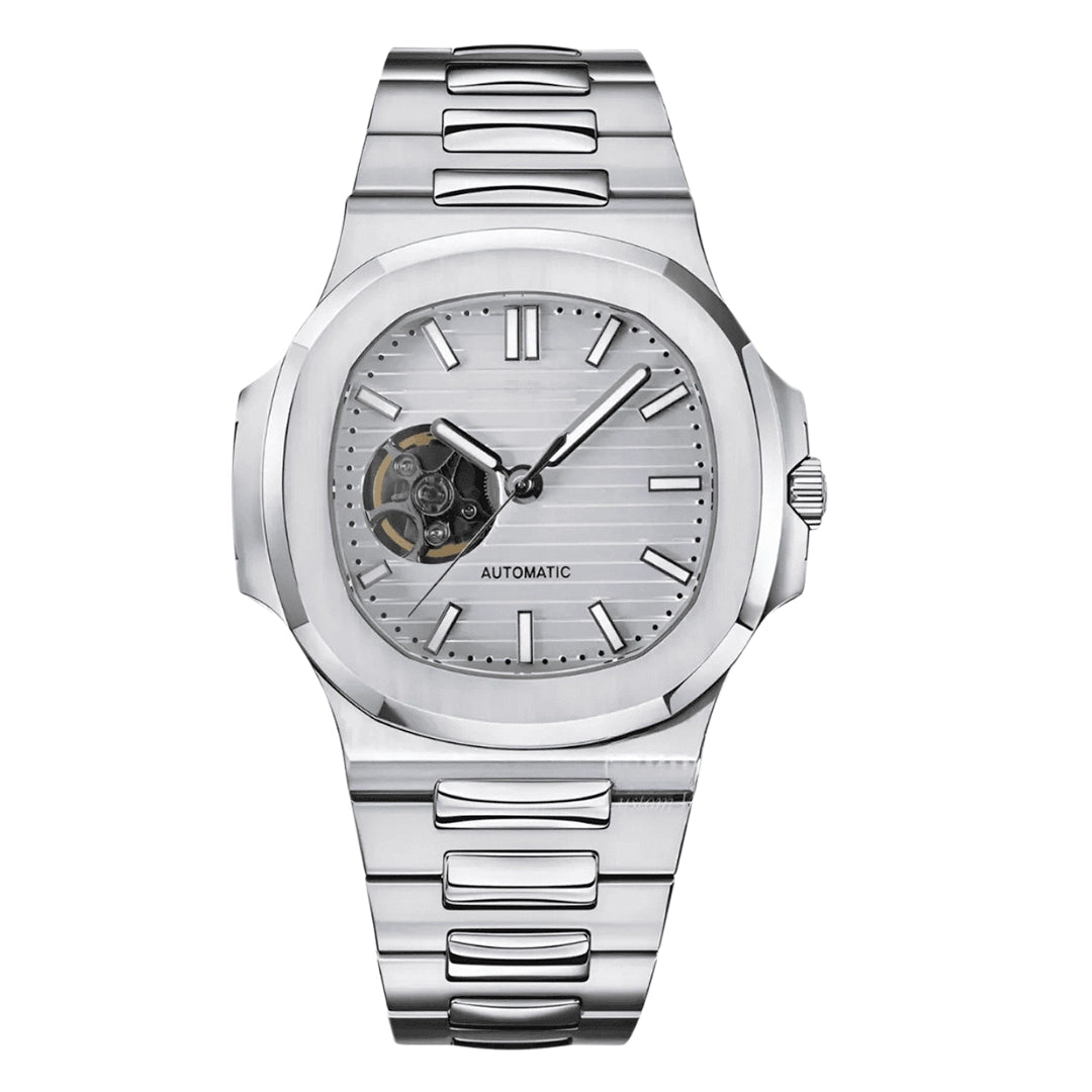 SEIKNAUT MOD Nautilus (Open Heart) White — view 1