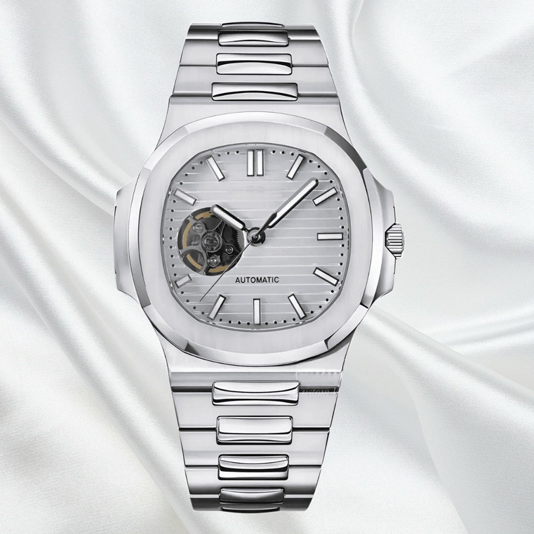 SEIKNAUT MOD Nautilus (Open Heart) White — view 2
