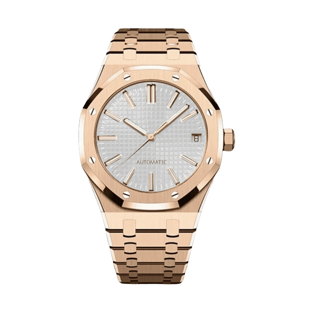 SEIKOAK MOD Royal Oak Rose Gold-White — view 1