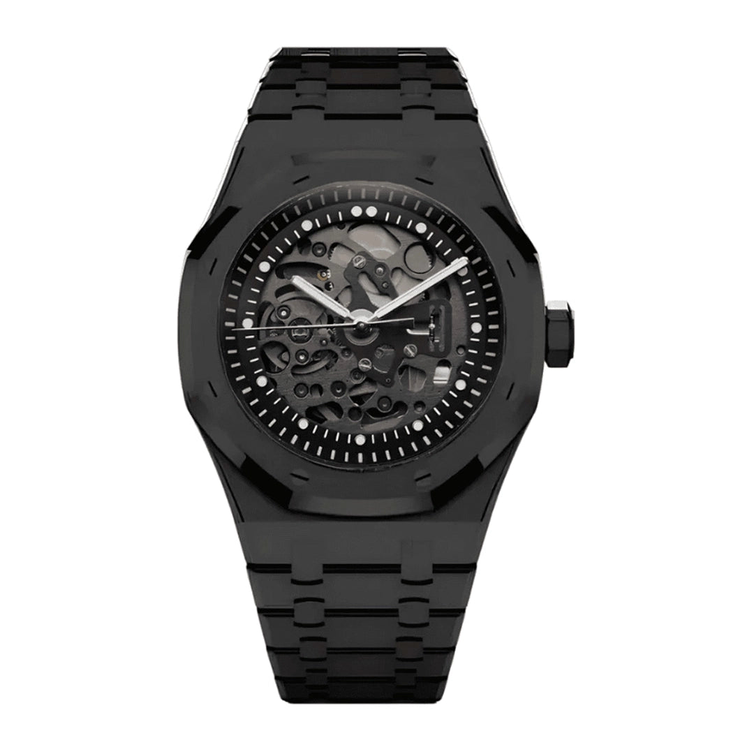 SEIKOAK MOD Royal Oak Skeleton Black — view 1