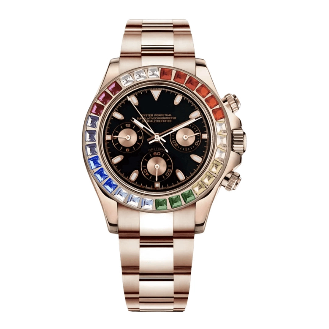 SEIKONA MOD Daytona Rose Gold-Rainbow — view 1