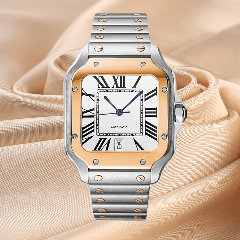 SEIKSANTOS MOD Santos Date Two-tone Rose Gold — view 2