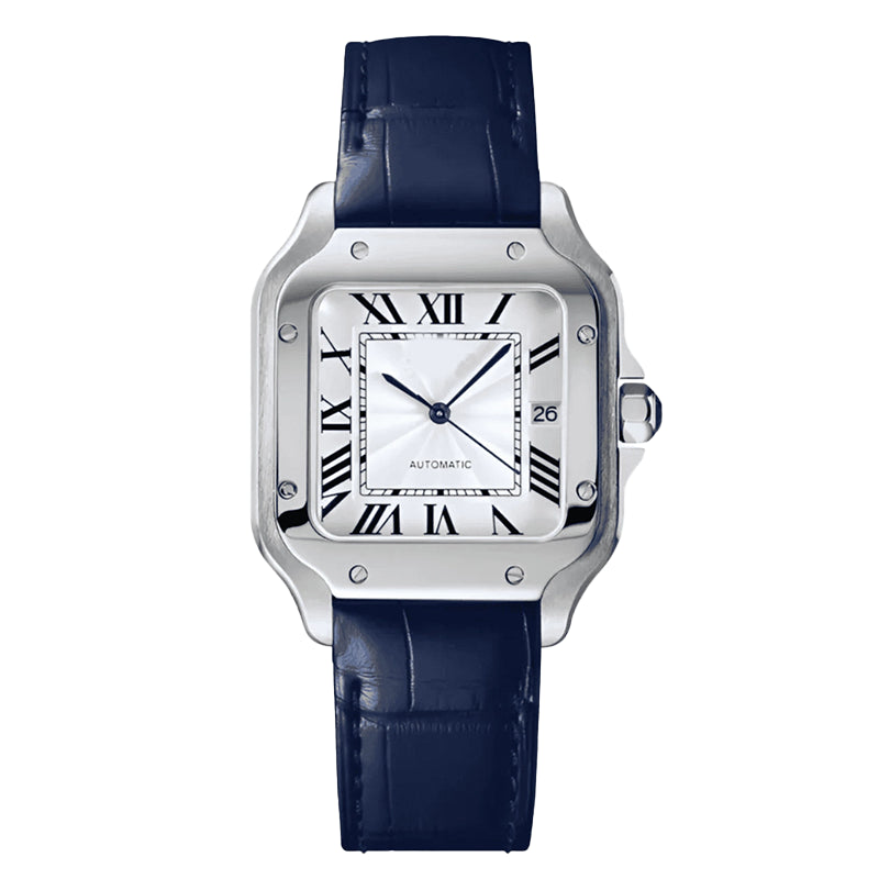 SEIKSANTOS MOD Santos White Blue Leather — view 1