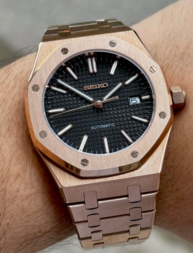 ROYAL OAK ROSE GOLD BLACK