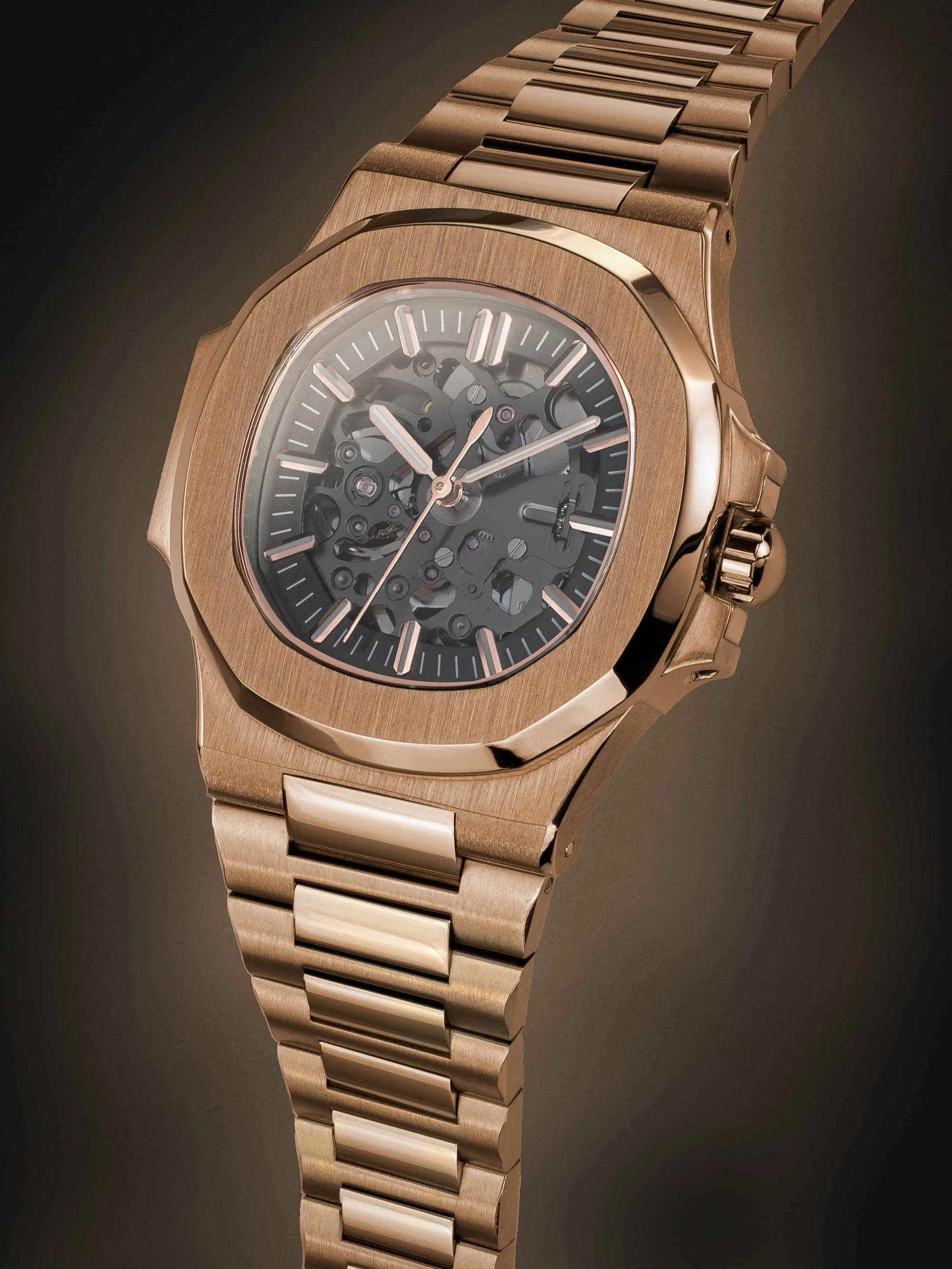 NAUTILUS SKELETON ROSEGOLD