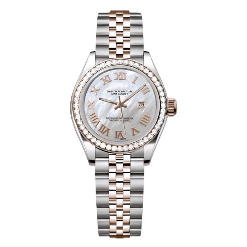 SEIKJUST MOD Lady Two-Tone Roman Pearl Iced — view 1