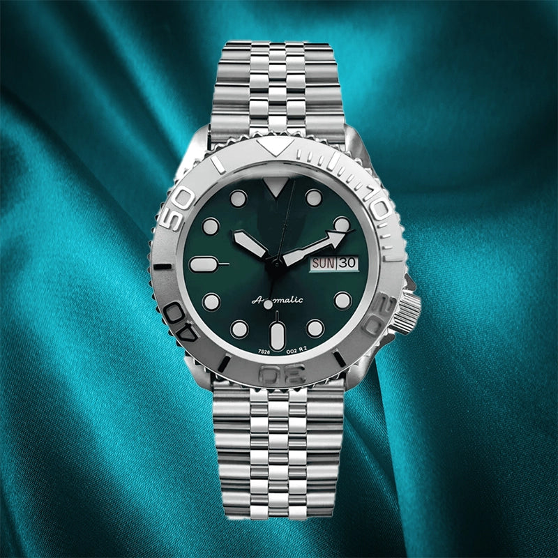 SKX MOD Silver Green — view 2