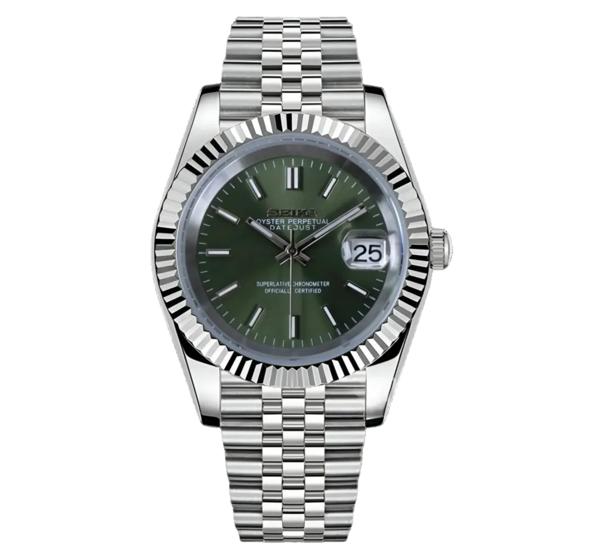 Seikojust | Olive Green — Watcheray watch guide