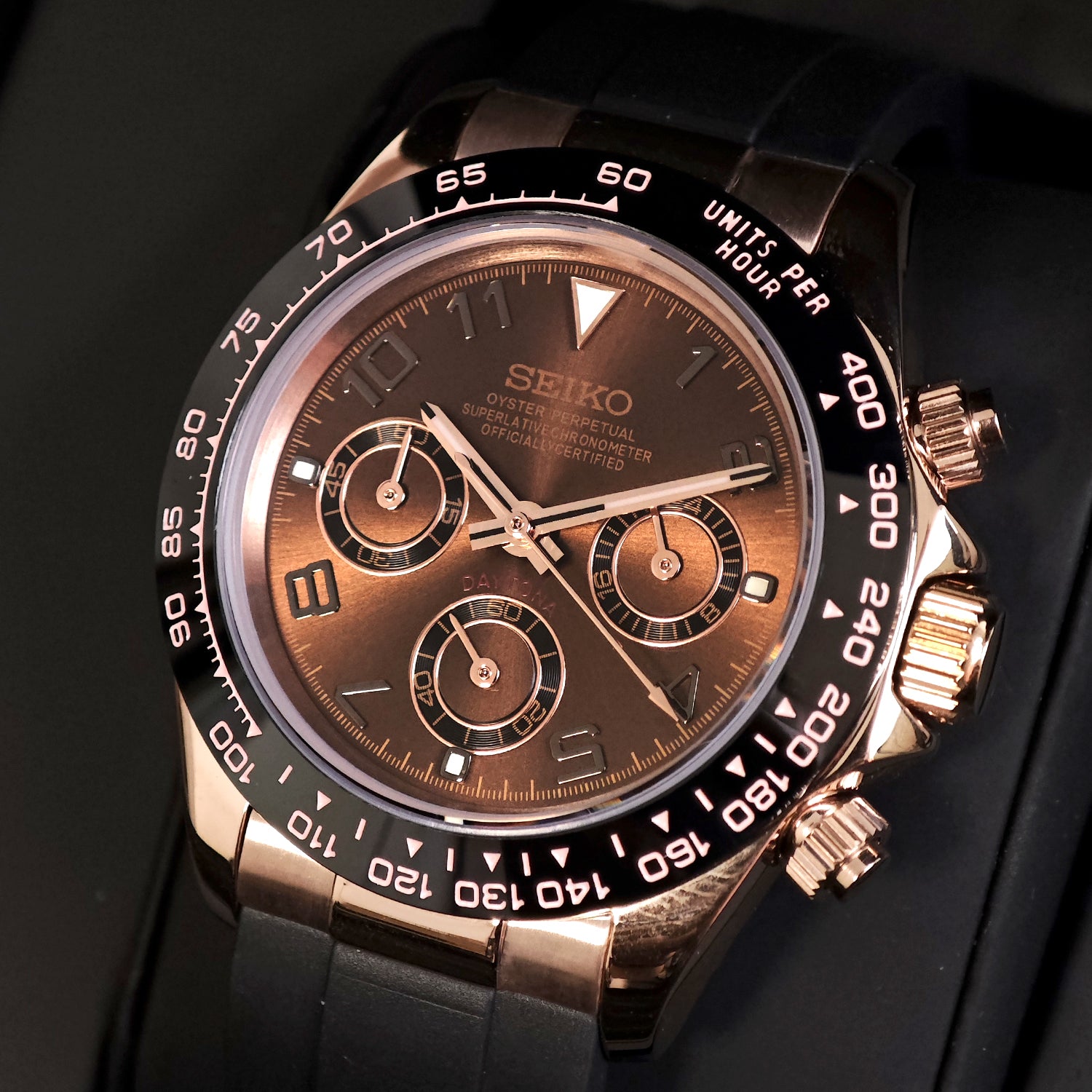 DAYTONA CHOCOLATE DIAL (RUBBER STRAP)