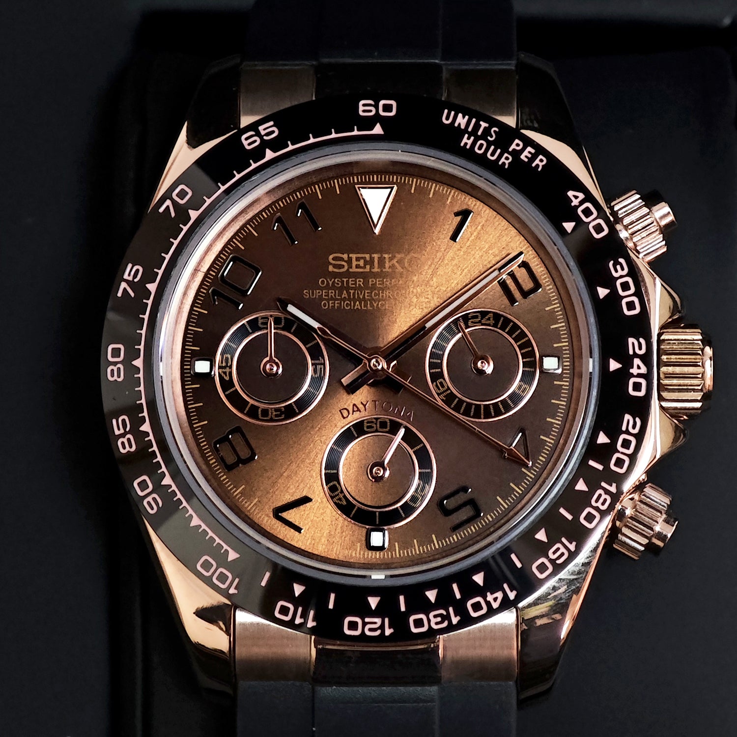 DAYTONA CHOCOLATE DIAL (RUBBER STRAP)