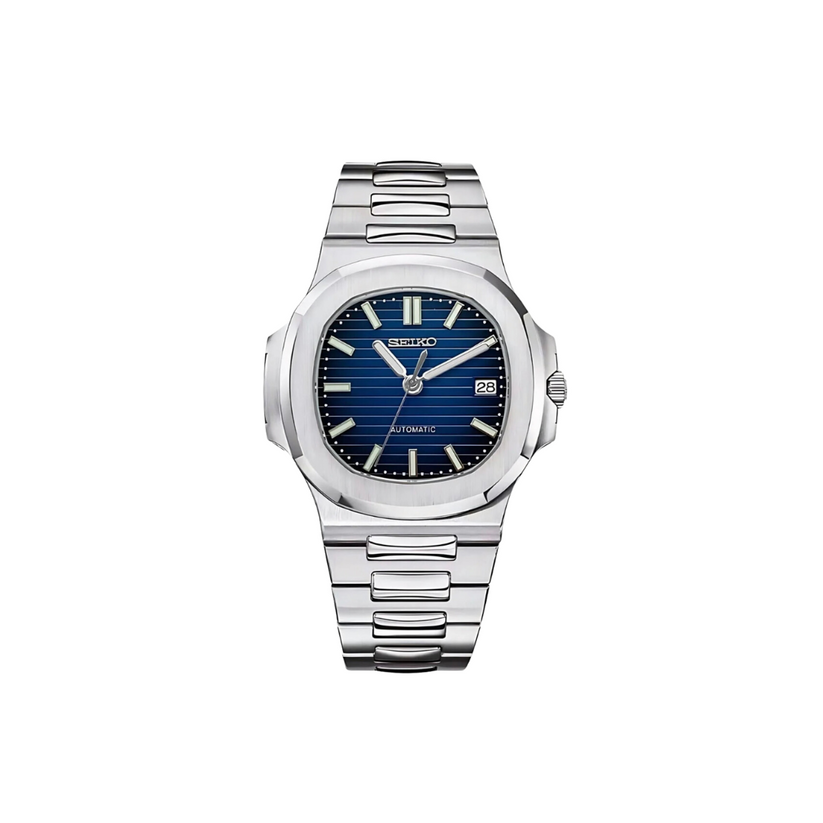 SEIKO MOD NAUTILUS NAVY MEN'S WATCH