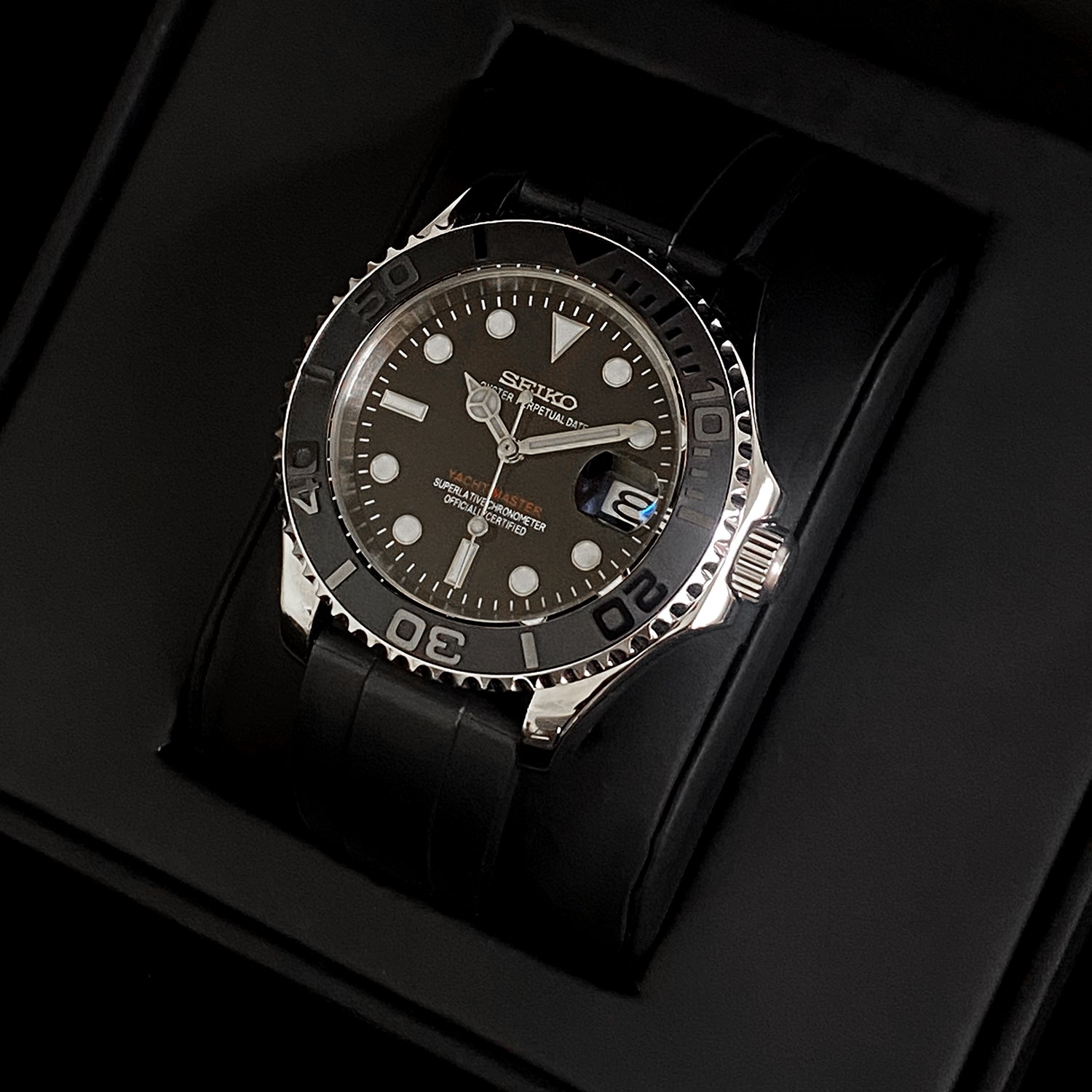 YACHTMASTER SILVER BLACK