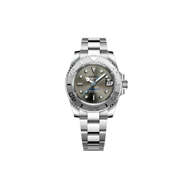 SEIKO MOD YACHTMASTER SILVER MEN'S WATCH