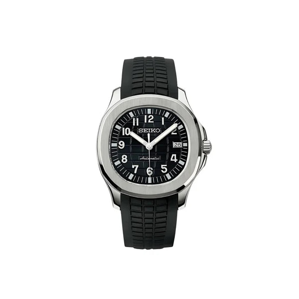 SEIKO MOD AQUANAUT CLASSIC BLACK MEN'S WATCH