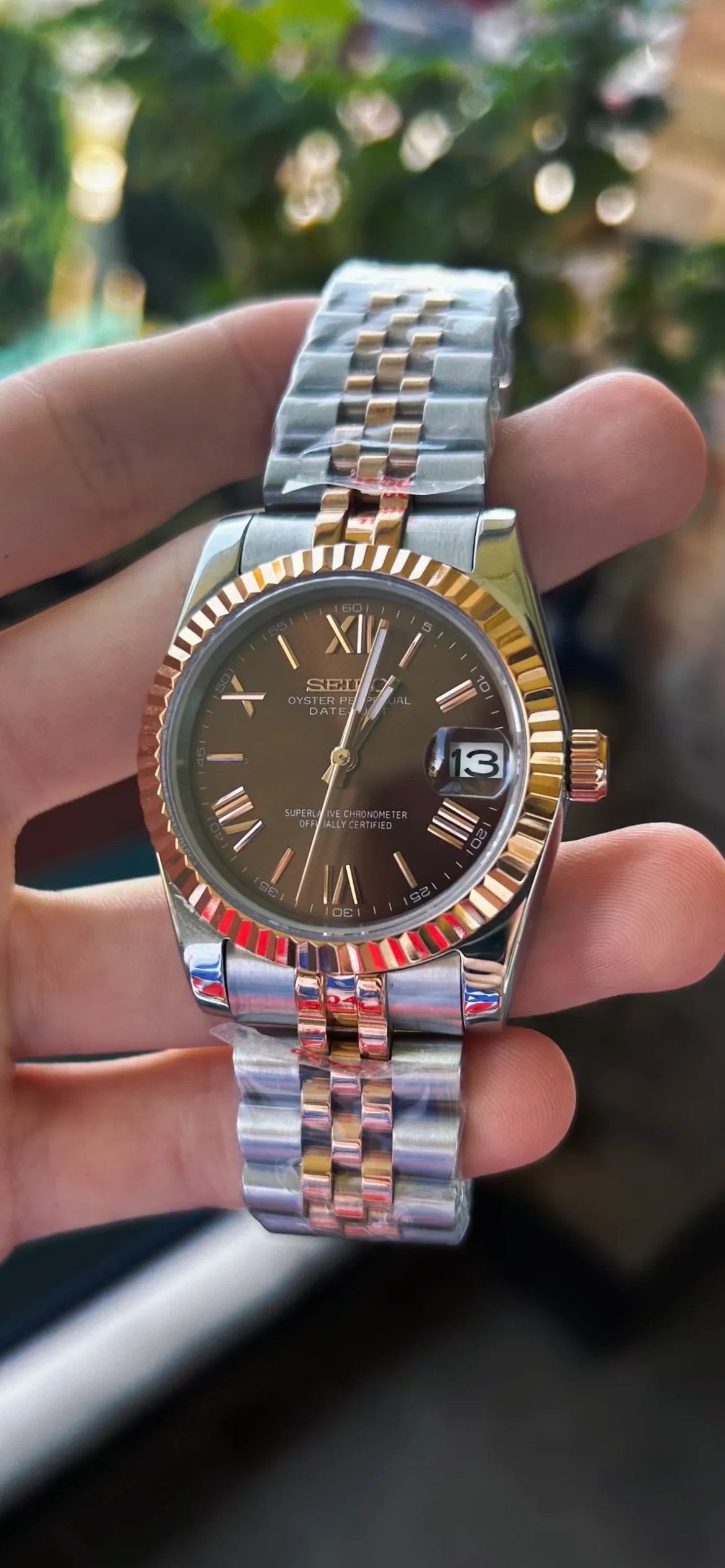 DATEJUST CHOCO ROMAN