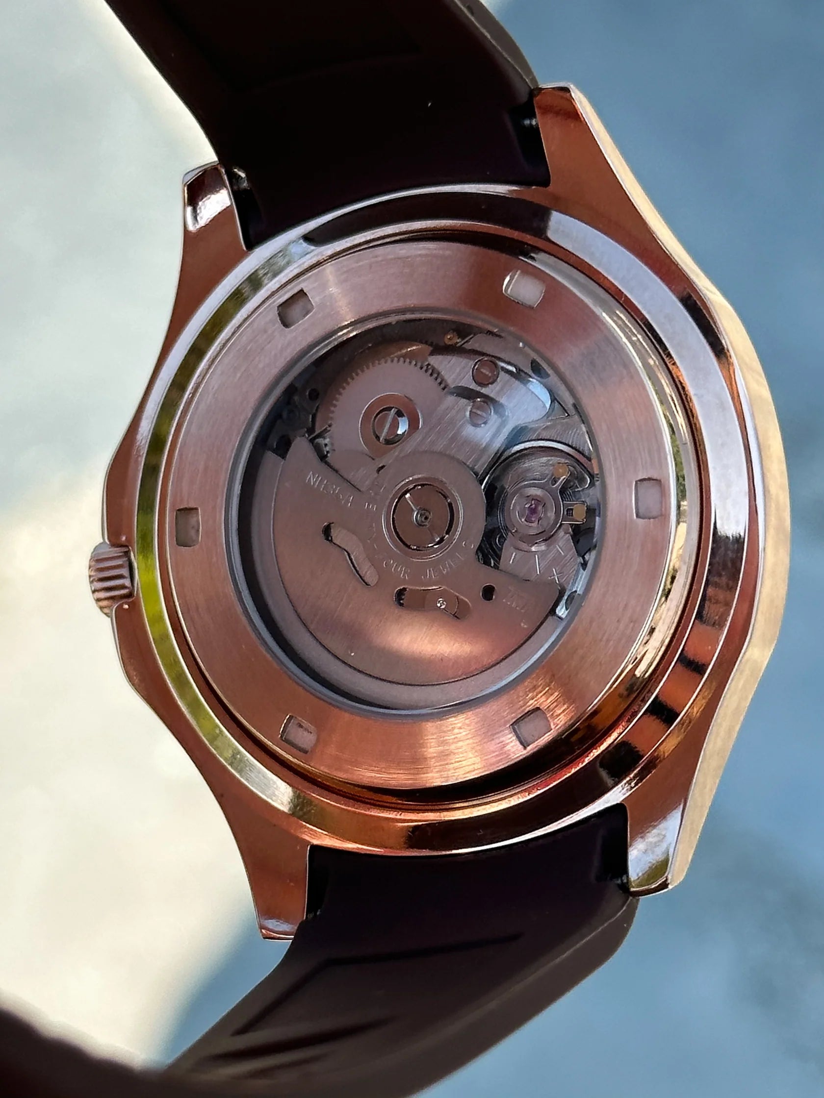 AQUANAUT OAK ROSE GOLD