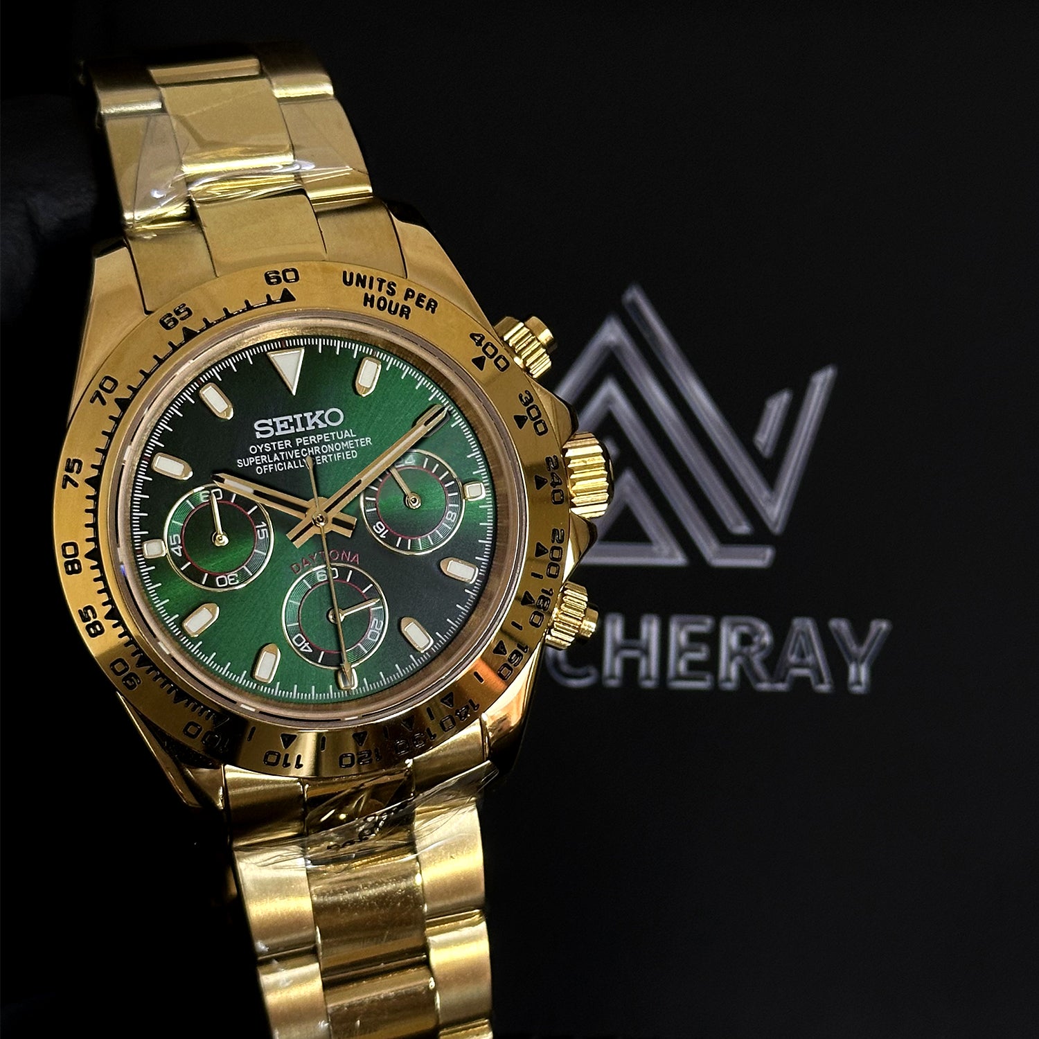 DAYTONA GOLD EMERALD
