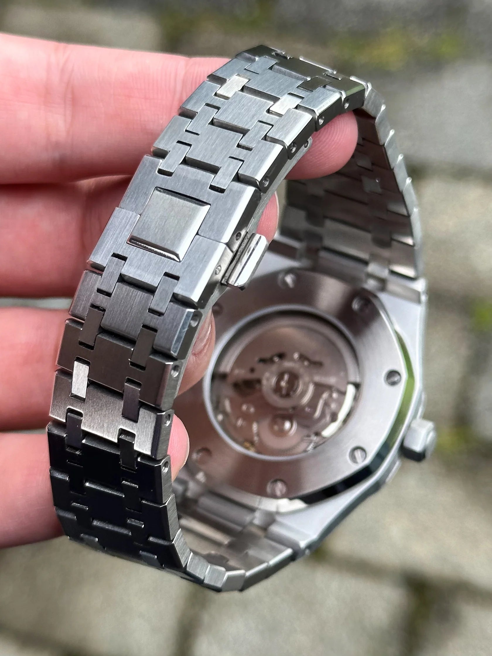 ROYAL OAK SILVER ARABIC BLACK