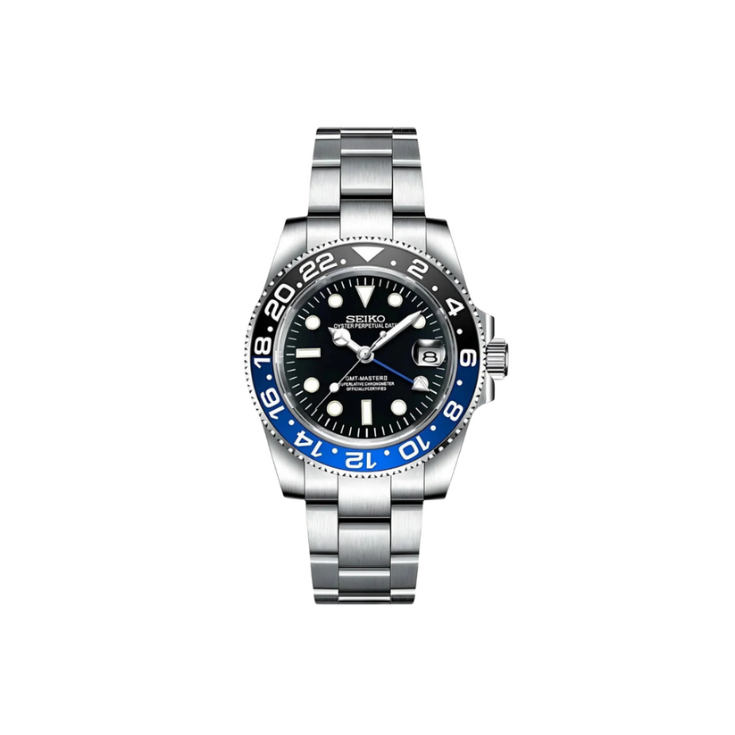 SEIKO MOD GMT CLASSIC BATMAN MEN'S WATCH