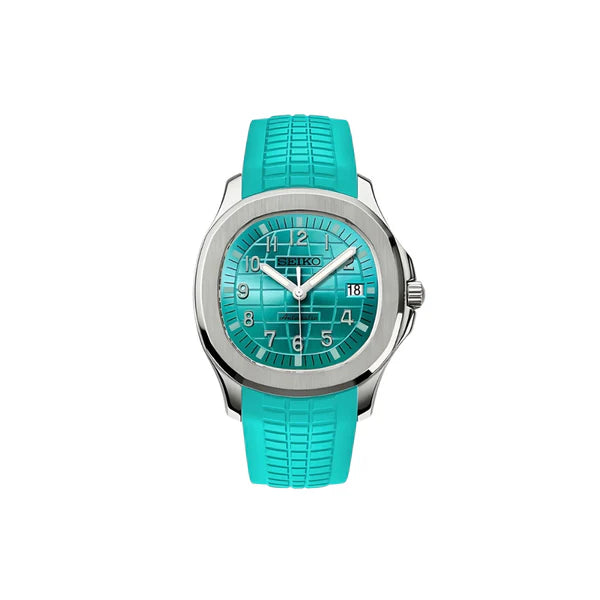 SEIKO MOD AQUANAUT TIFFANY BLUE MEN'S WATCH