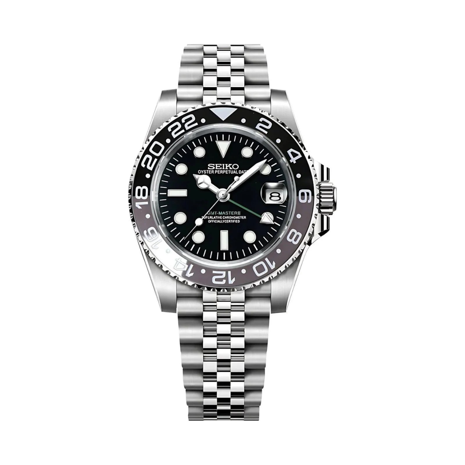 Seiko mod Bruce Wayne GMT Master II