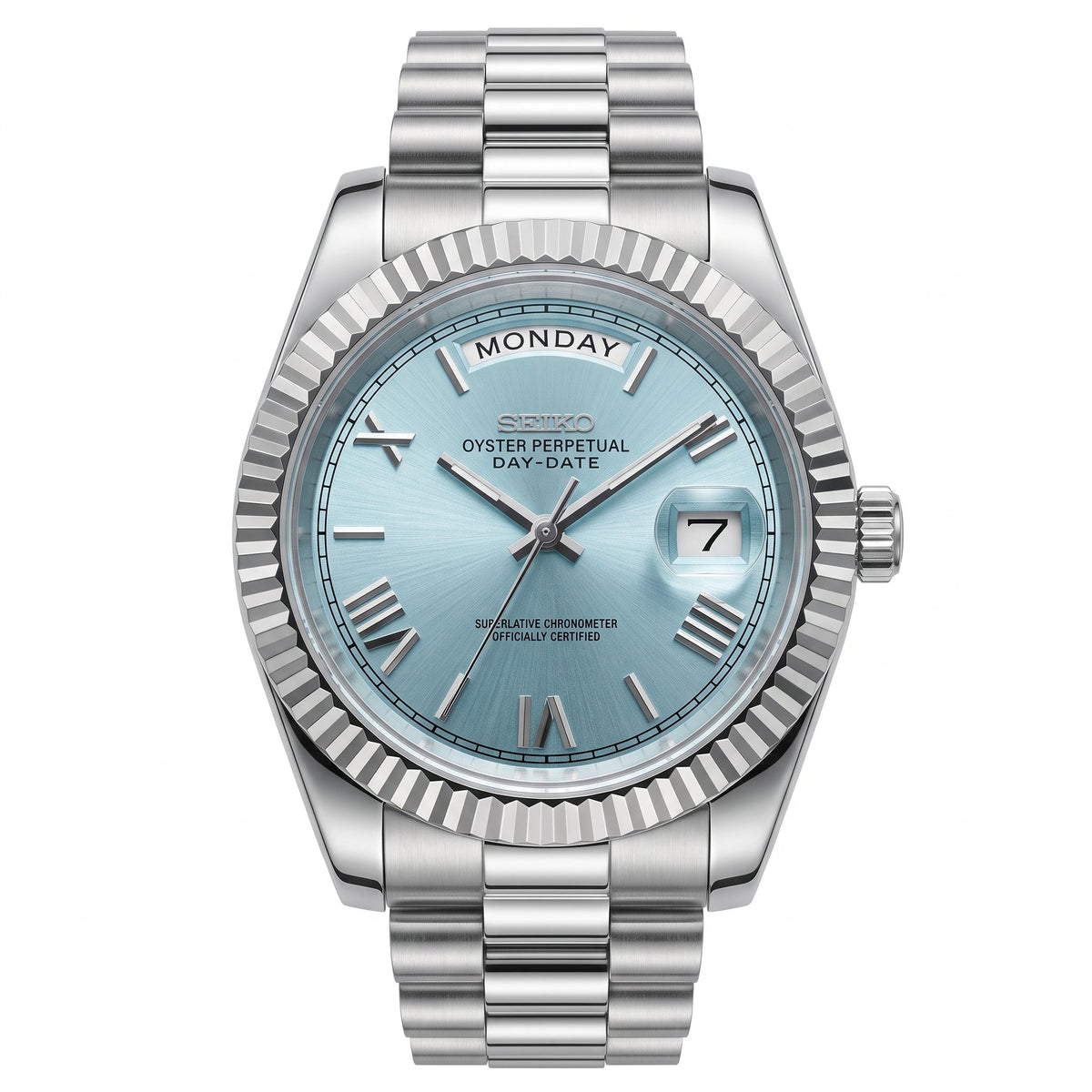Seikodate | Roman Ice Blue — Front view