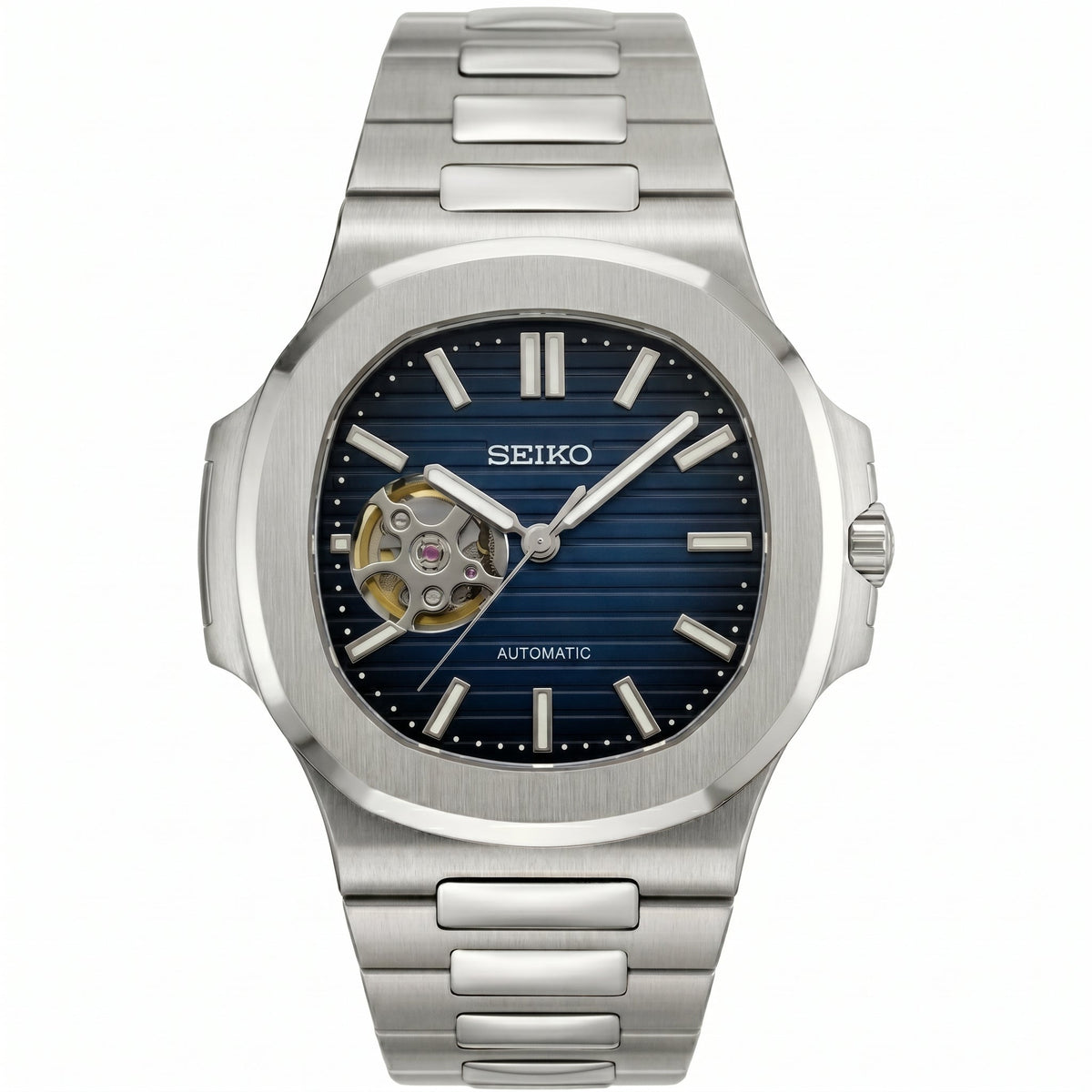 Nautiko | (Open Heart) Dark Blue — Front view