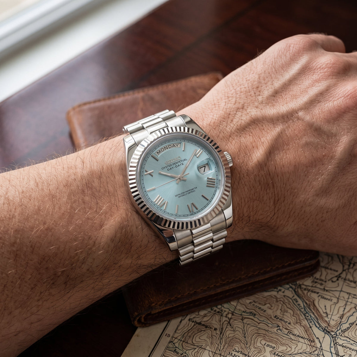 Seikodate | Roman Ice Blue — Detail 1