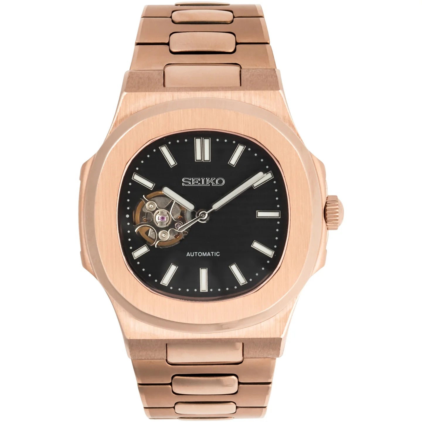 NAUTILUS OPEN HEART ROSE BLACK