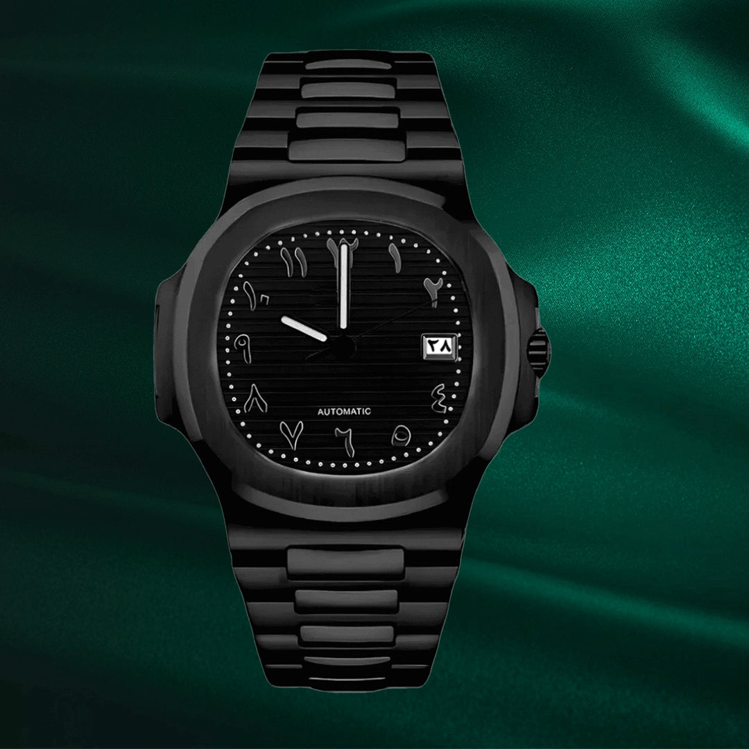 SEIKANUT MOD Nautilus Arabic Triple Black — view 2