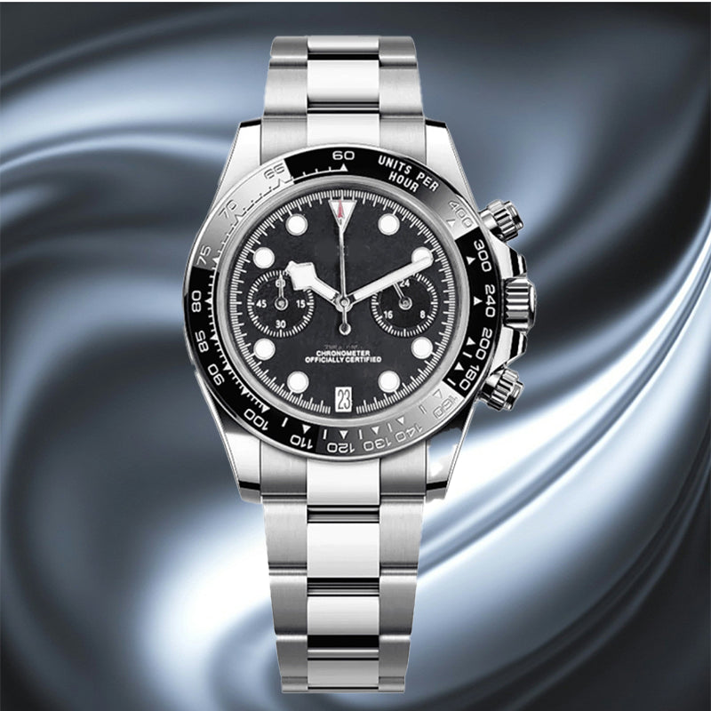 SEIKBAY MOD Black Bay Chrono Black — view 2