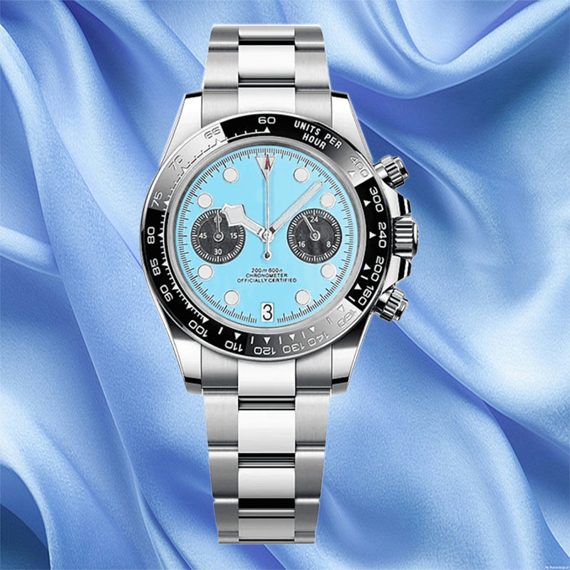 SEIKBAY MOD Black Bay Chrono Cabana Blue — view 2