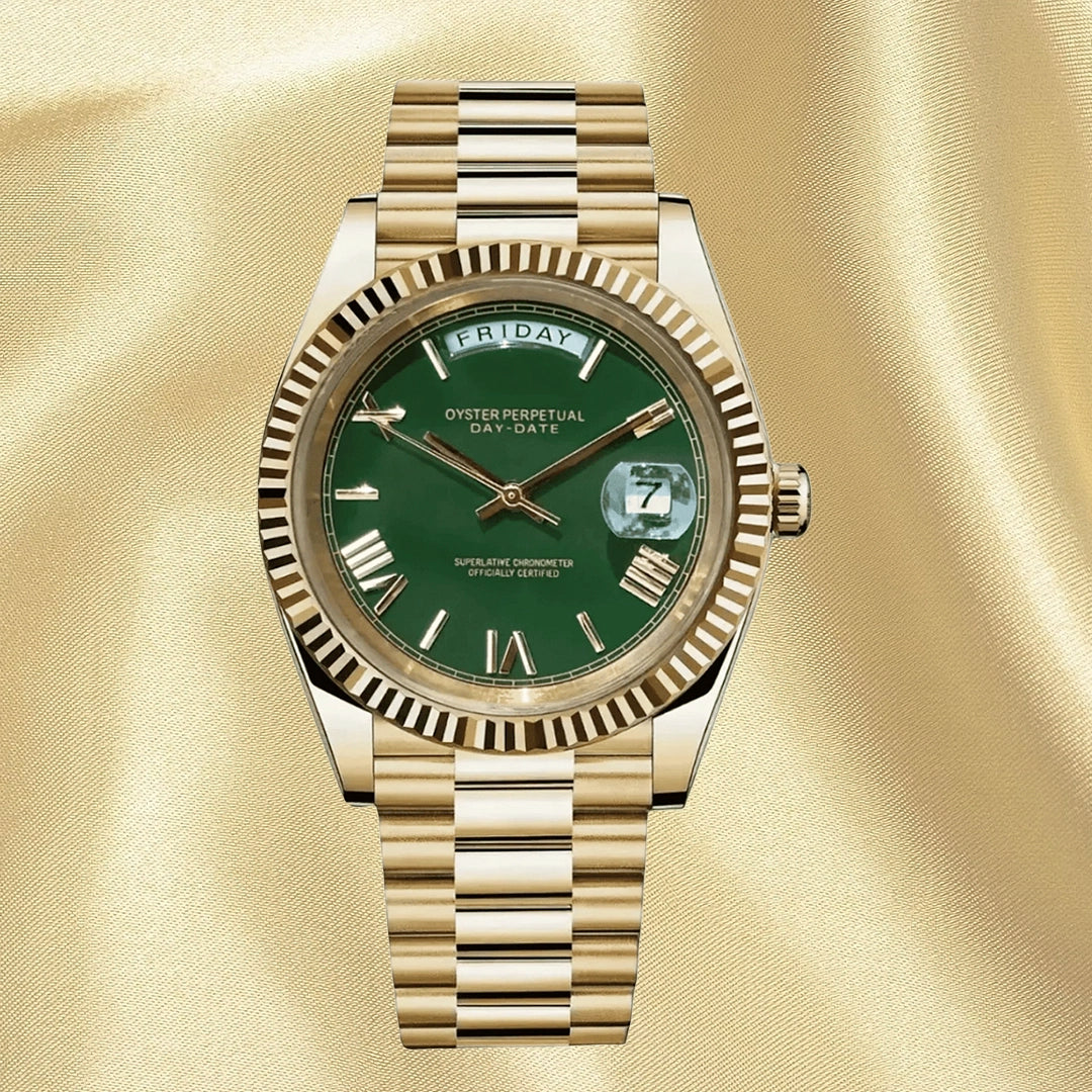 SEIKD-D MOD Roman Gold Green — view 2