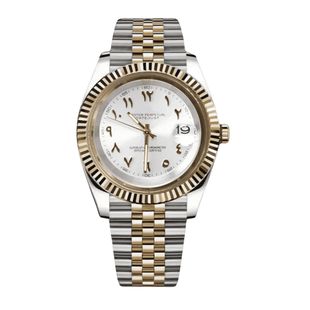 SEIKJUST MOD Two-Tone Arabic Pure White — view 1