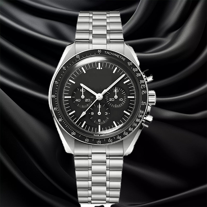 SEIKMOON MOD Speedmaster Moonwatch-Black — view 2