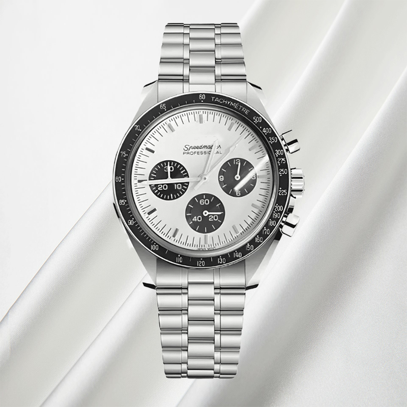 SEIKMOON MOD Speedmaster Moonwatch-White — view 2