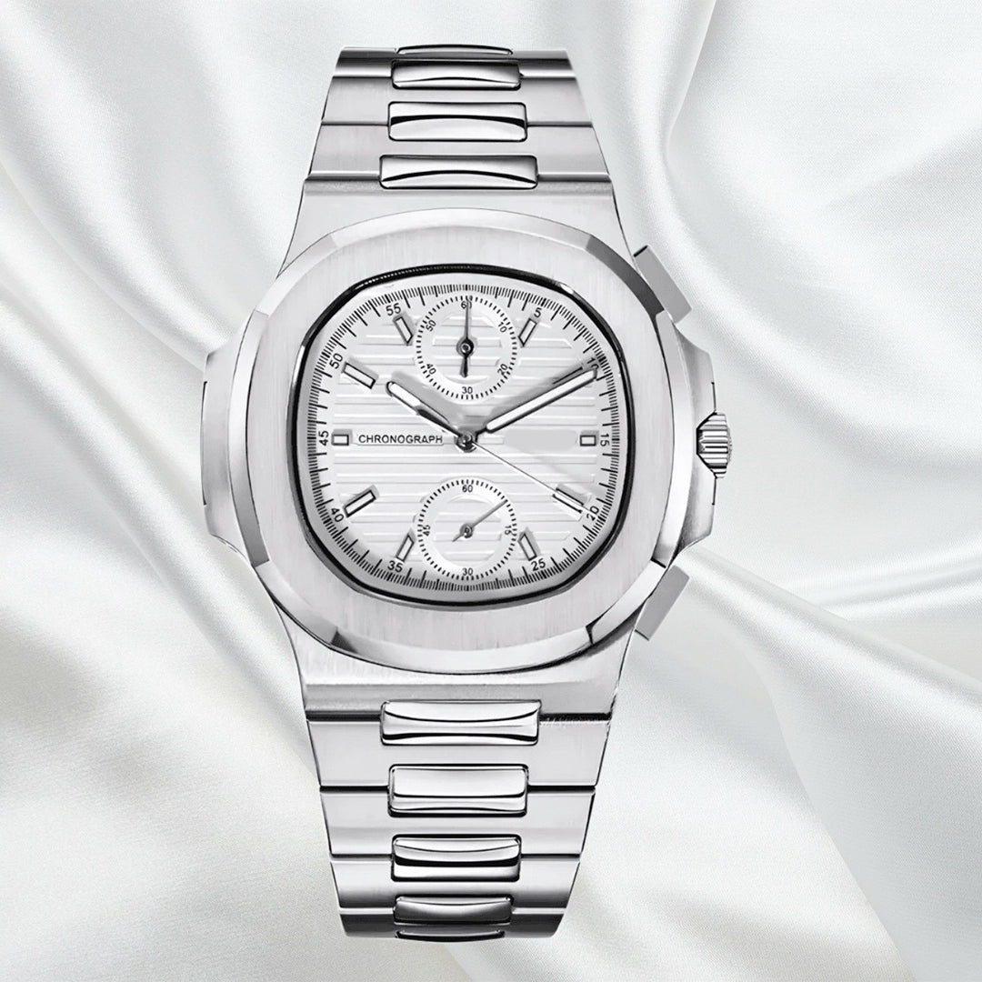 SEIKNAUT MOD Nautilus Chrono White — view 2